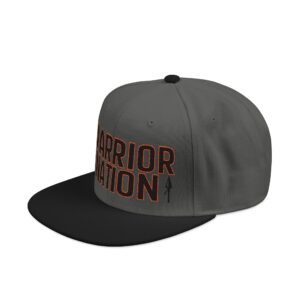 Warrior Nation Embroidery Snapback Hat