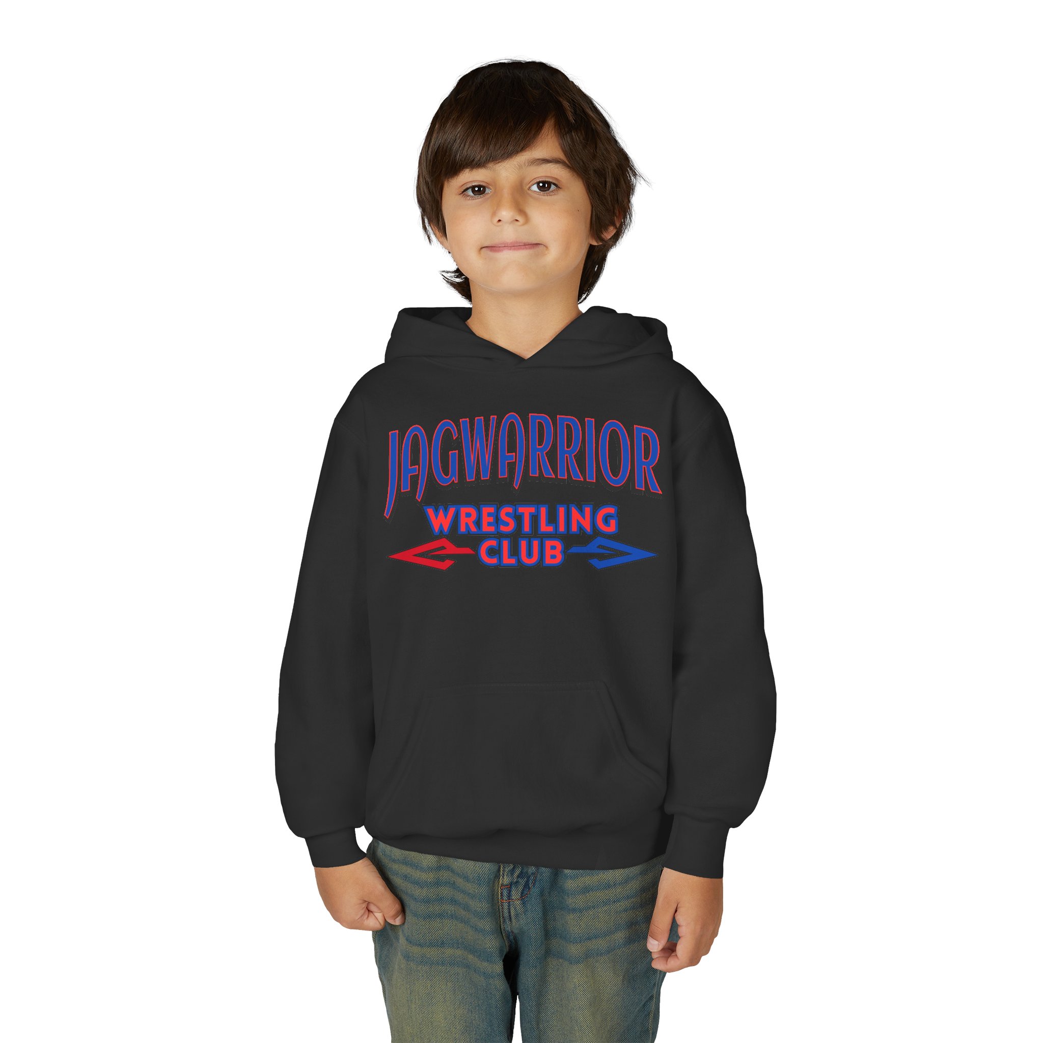 Jagwarrior Wrestling Club Arrowheads Youth Hoodie - Image 7