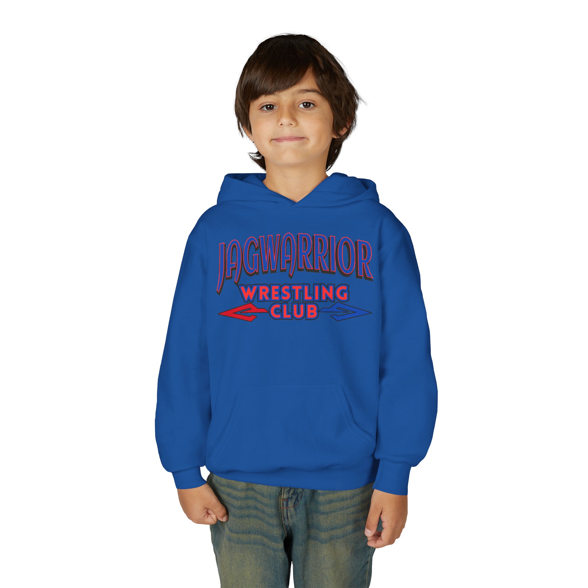 Jagwarrior Wrestling Club Arrowheads Youth Hoodie - Image 15