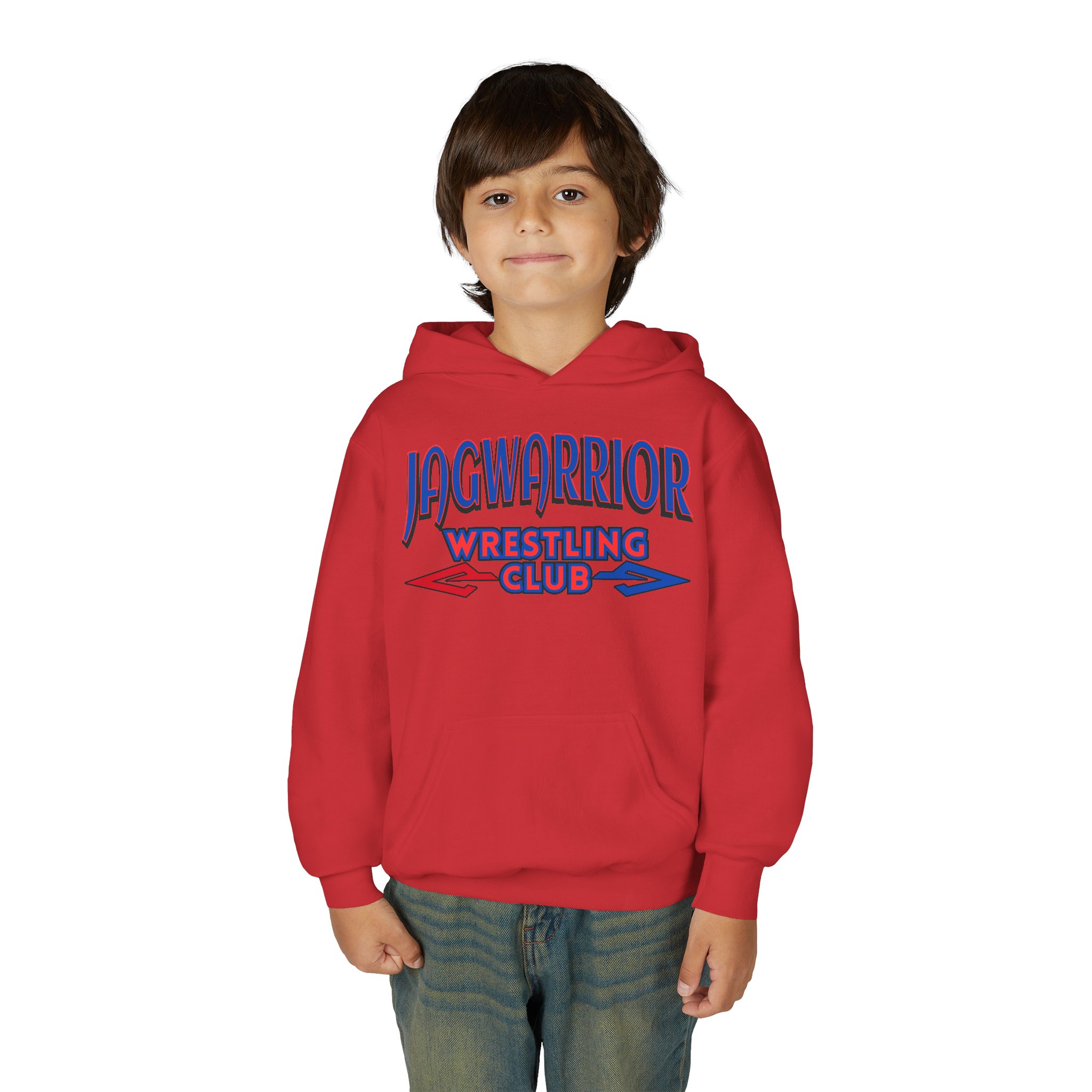 Jagwarrior Wrestling Club Arrowheads Youth Hoodie - Image 19