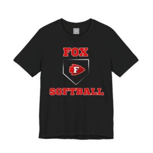Fox Softball Plate Adult Tee