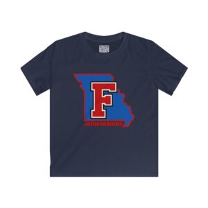 Missouri Jagwarriors Wrestling graphic printed on a youth tee, shown in six colour options
