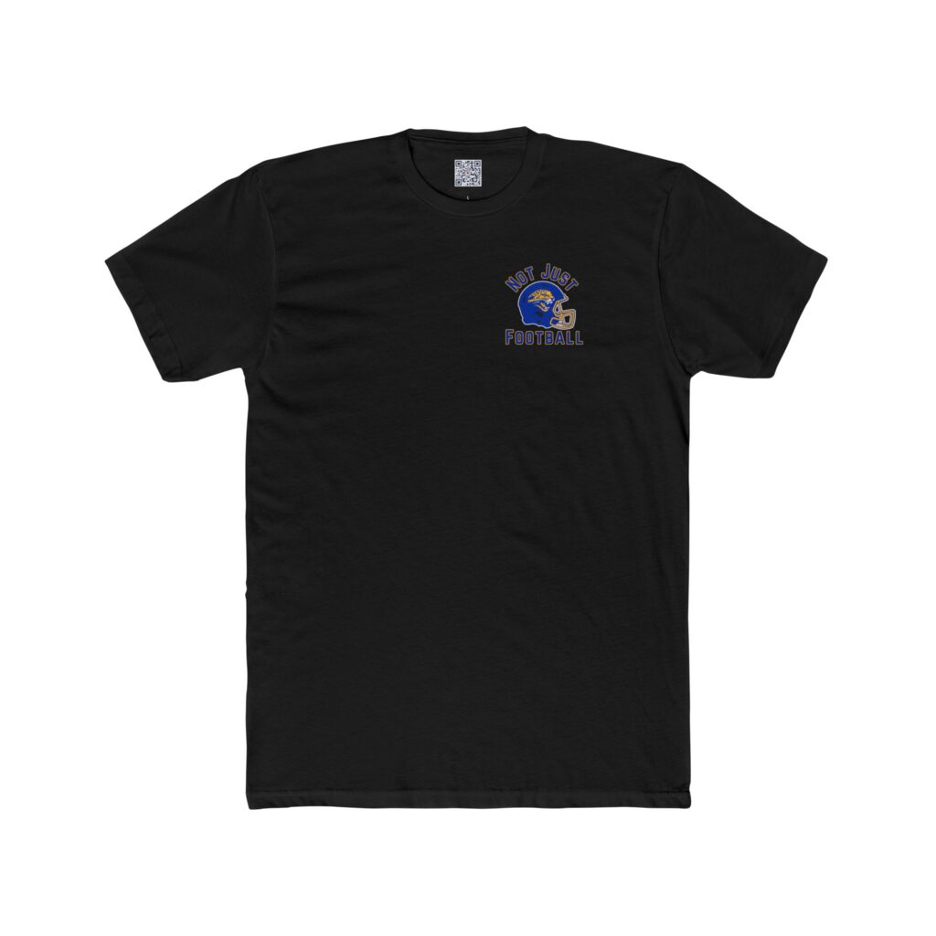 The Jaguar Way football design printed on an adult tee for Seckman Jaguars