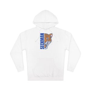Adult hoodie printed with the Seckman Jaguars Jag Face design