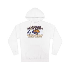 Seckman Jaguars Pride Bands 'Sound of Friday Night Lights' text printed on adult hoodie