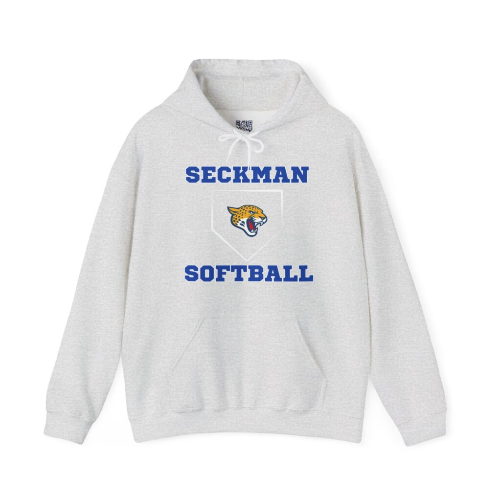 Seckman Softball Home Plate Adult Hoodie