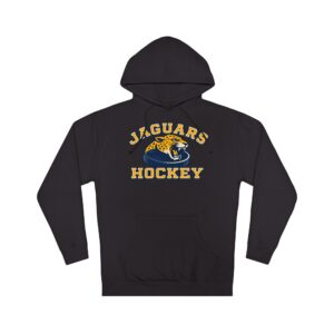 Seckman Jaguars hockey graphic printed on adult hoodie