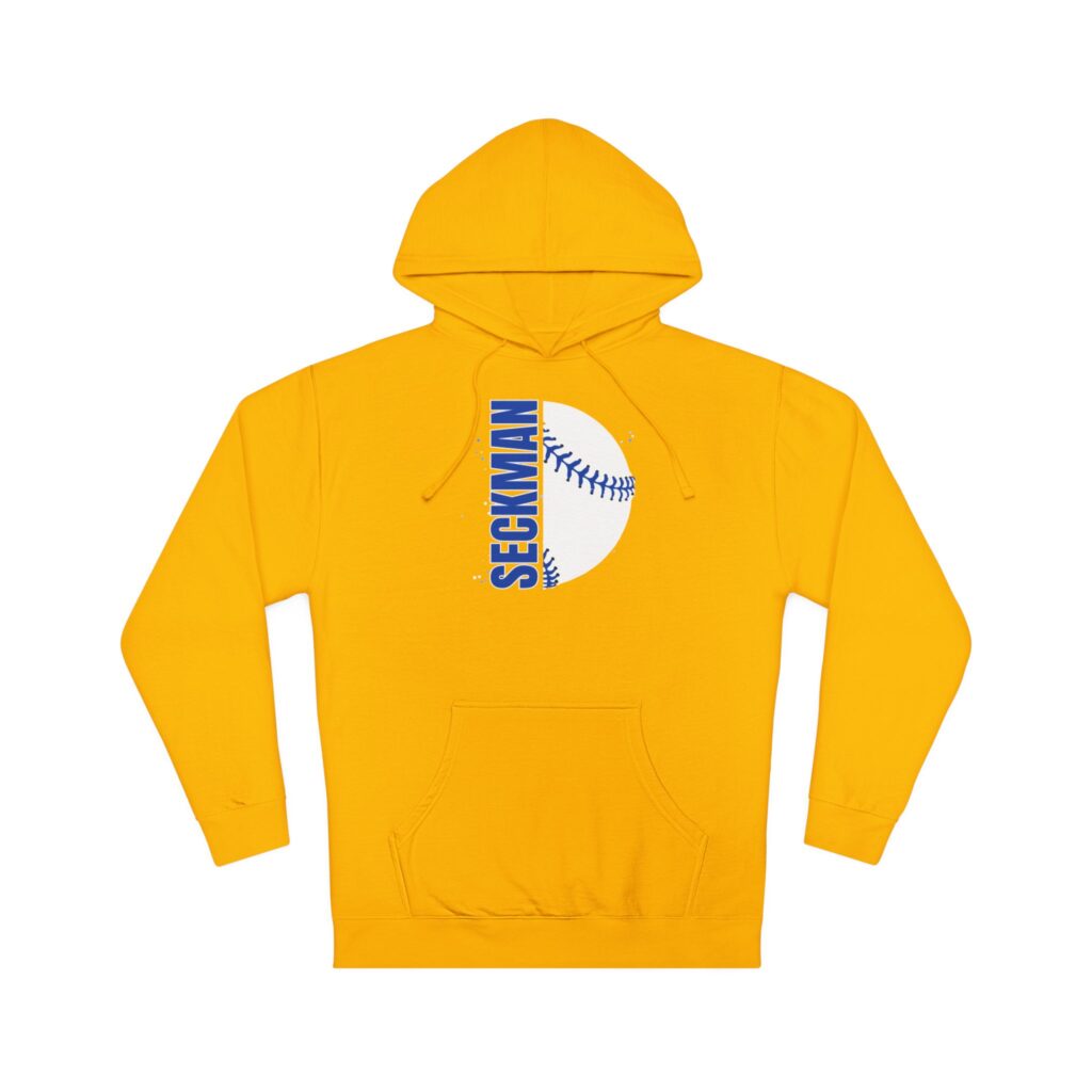 Seckman Jaguars baseball/softball graphic on adult pullover hoodie