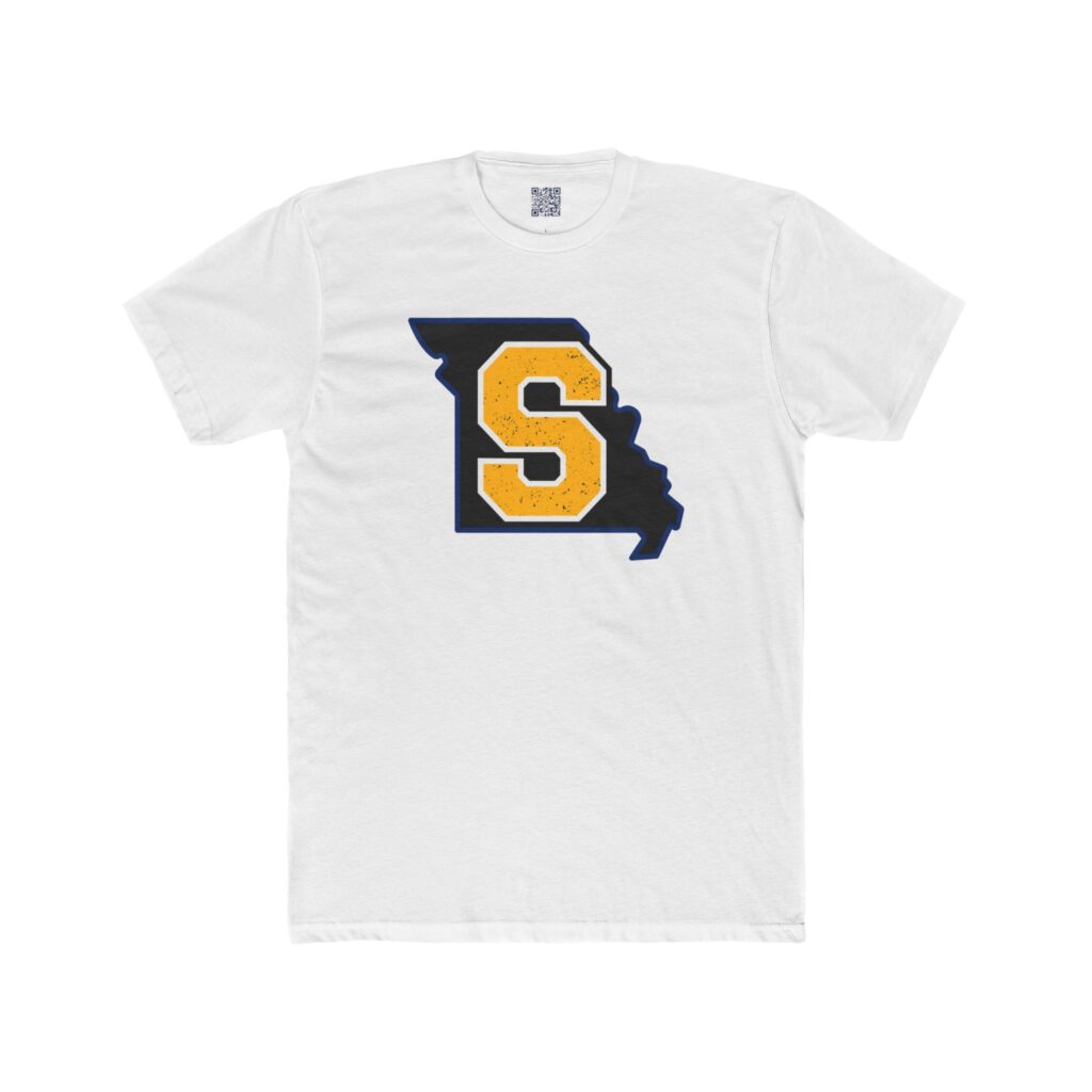 Seckman Jaguars text on adult tee, available in black, navy, gold, royal, white, heather grey and dark heather