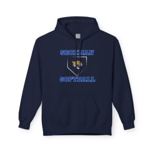 Seckman Softball Home Plate Adult Hoodie