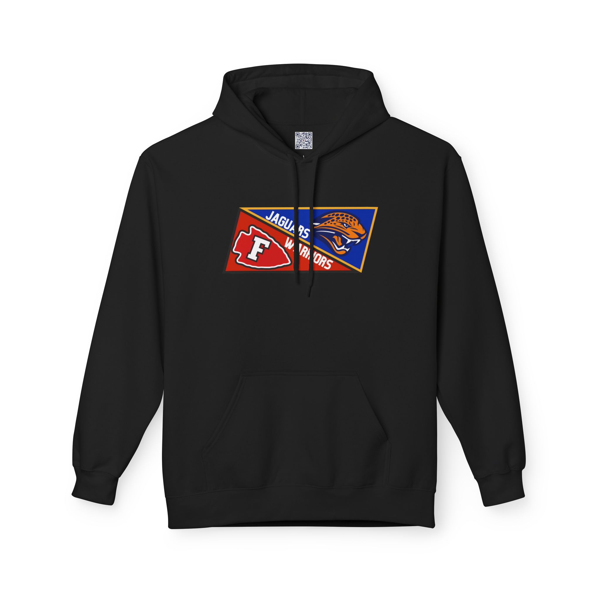 Two Schools, One Heart, We Are Fox C-6 Adult Hoodie - Image 3