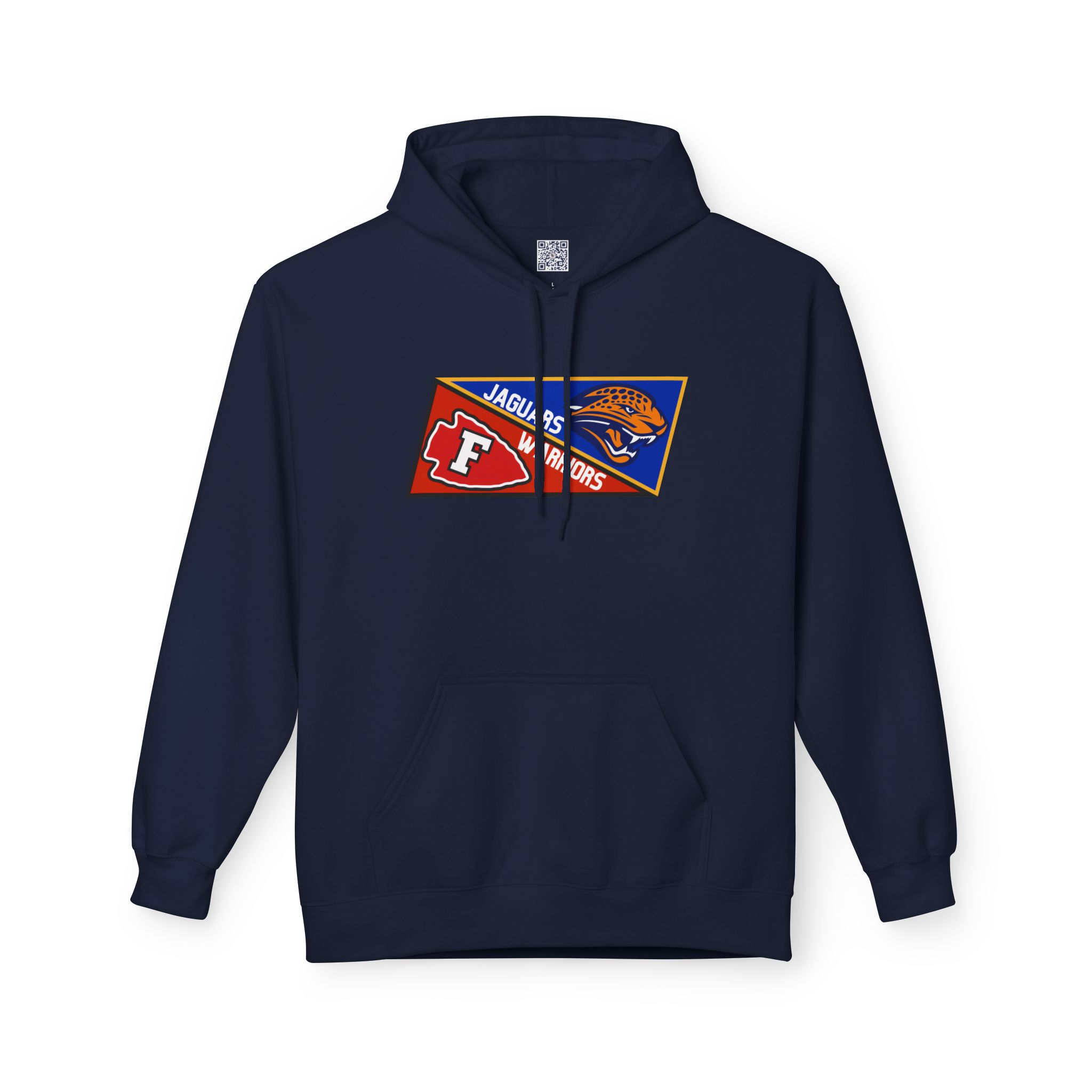 Two Schools, One Heart, We Are Fox C-6 Adult Hoodie - Image 15