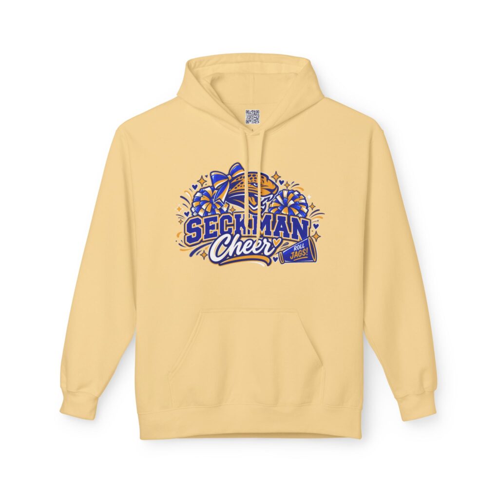 Seckman Roll Jags! Cheer Adult Hoodie