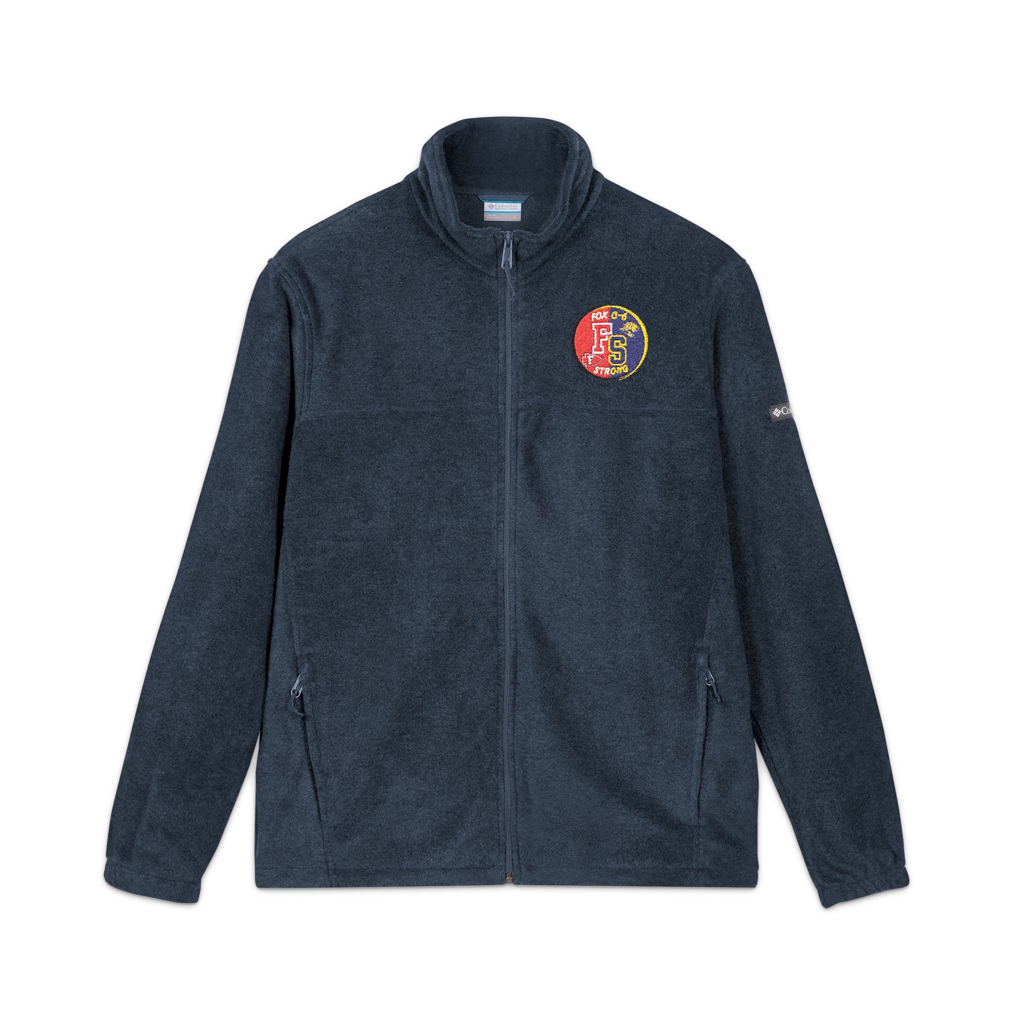 Fox Seckman Circular Logo "F" and "S" Fox C-6 Strong Columbia Fleece Jacket - Image 3