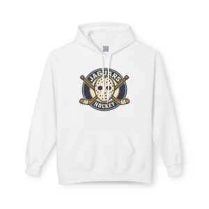 Seckman Jaguars Hockey Retro Goalie Mask Adult Hoodie