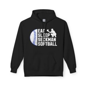 Eat Sleep Seckman Softball Adult Hoodie